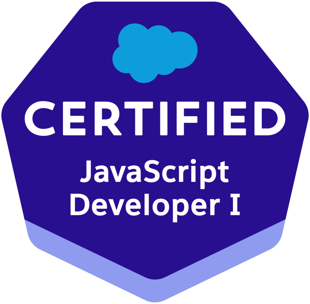 Certified JavaScript Developer I